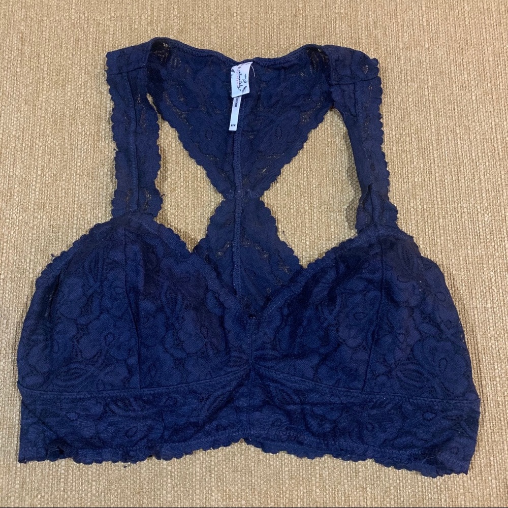Free People Lace Racerback Bralette
